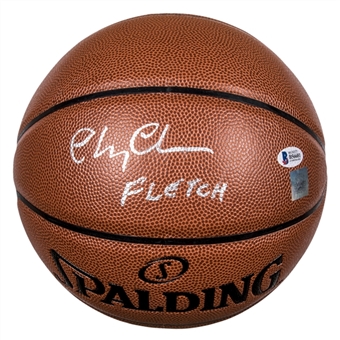Chevy Chase "Fletch" Autographed NBA Spalding Basketball (Beckett)